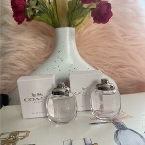 Coach Pink Miniature Perfume Bottle Set